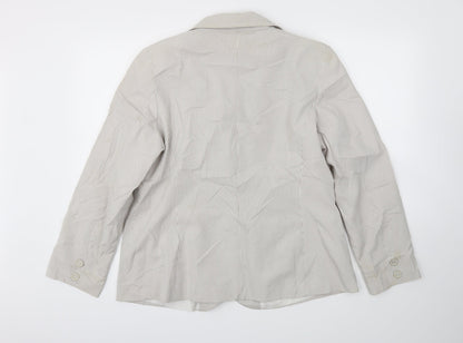 Womens UK Size 18 BM Regular Grey Blazer