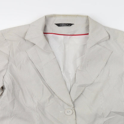 Womens UK Size 18 BM Regular Grey Blazer