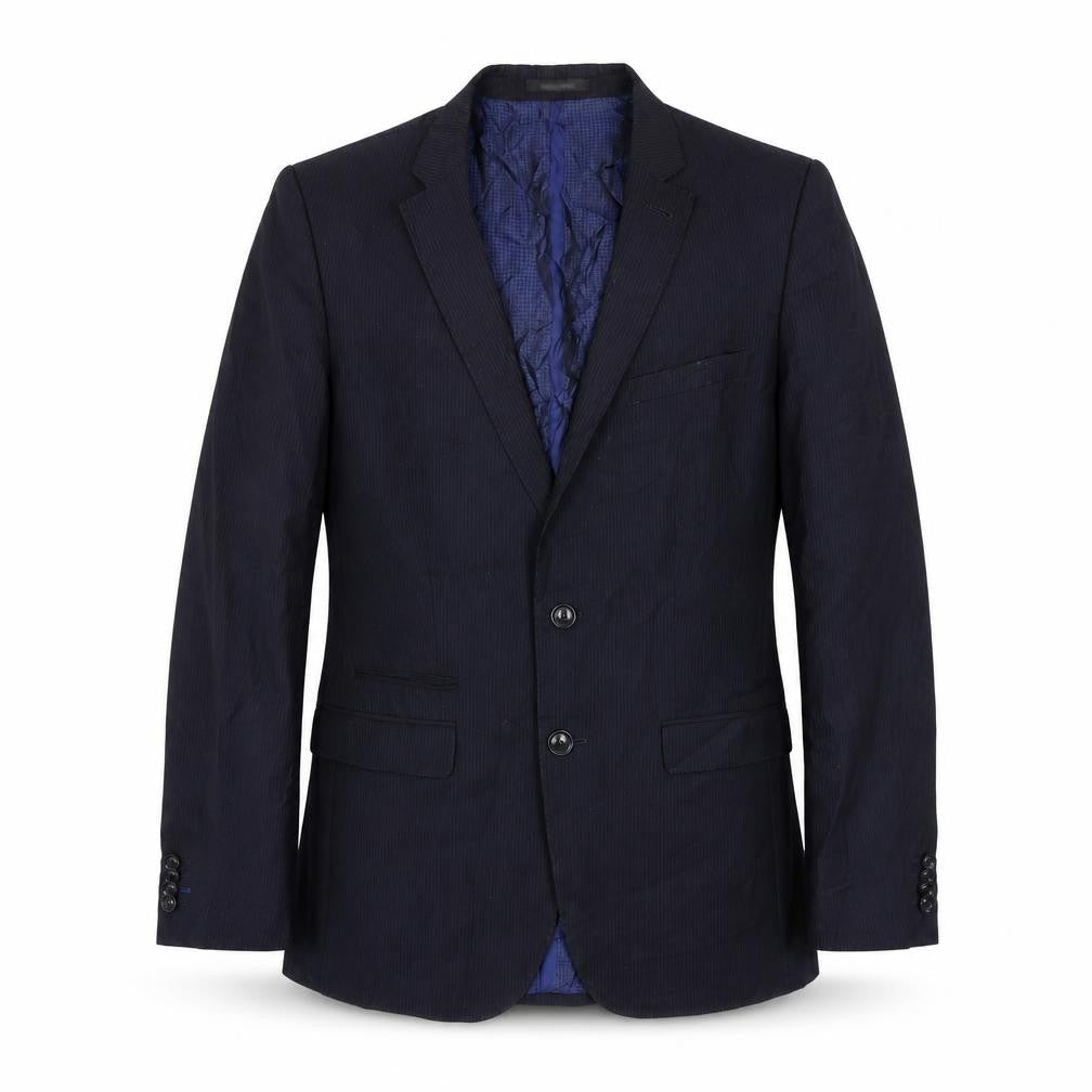 Mens UK Size 38 Zara Regular Blue Suit Jacket