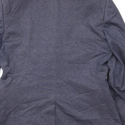 Mens UK Size 40 Topman Regular Blue Suit Jacket