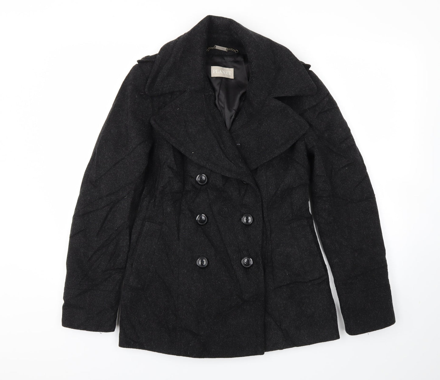 Womens UK Size 8 PLANET Black Jacket
