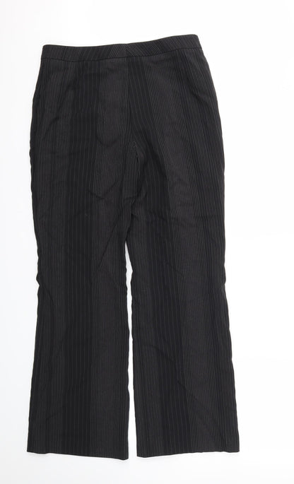 M&S Womens Black   Trousers  Size 14 L29 in