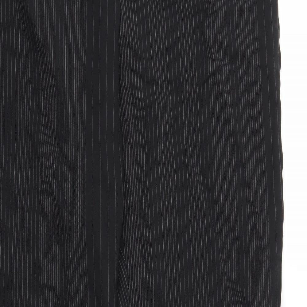 M&S Womens Black   Trousers  Size 14 L29 in