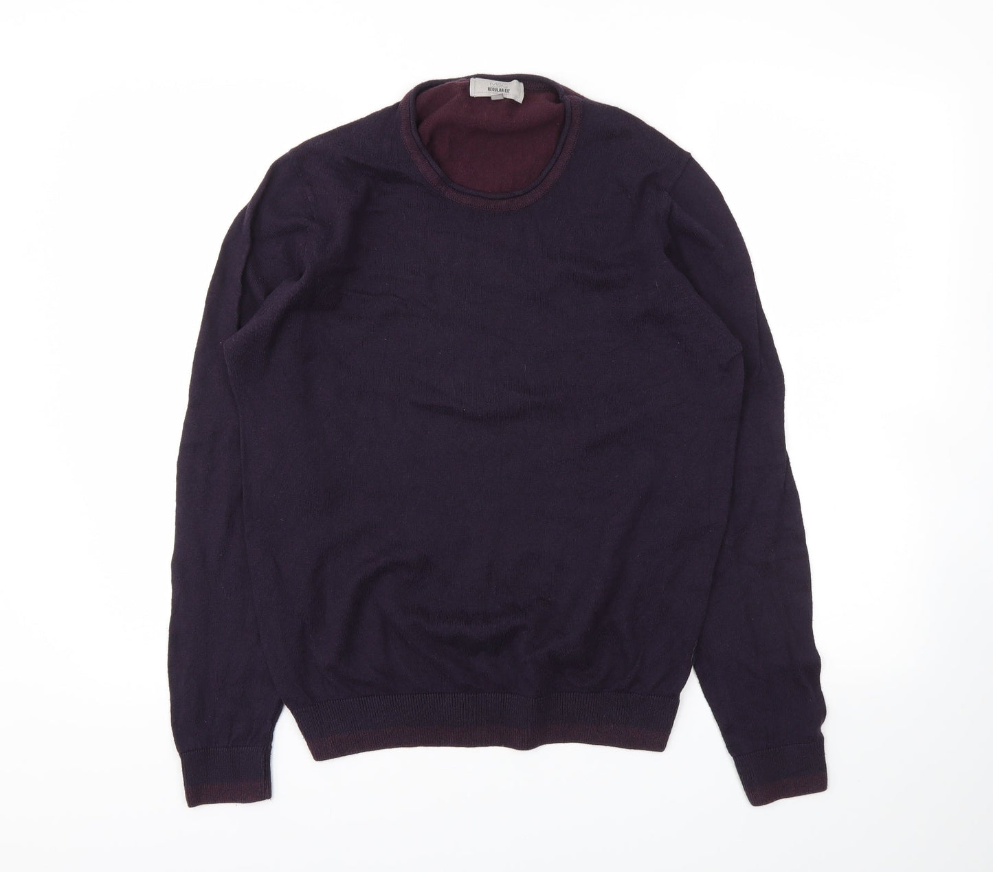 Mens UK Size M M&S Red Pullover Sweatshirt