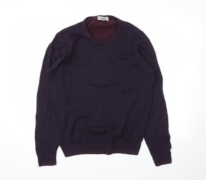 Mens UK Size M M&S Red Pullover Sweatshirt