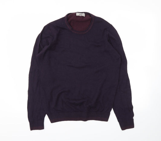 Mens UK Size M M&S Red Pullover Sweatshirt