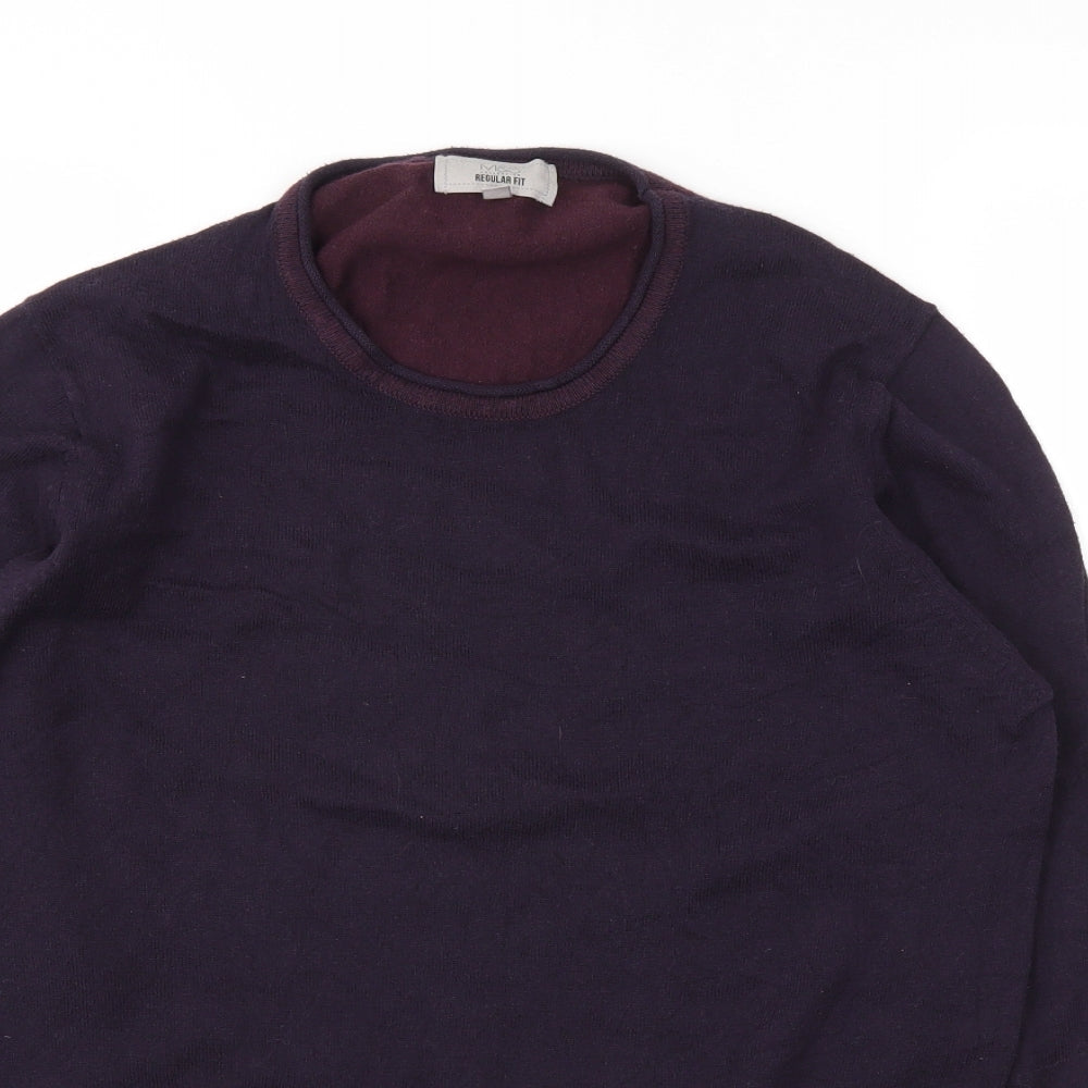 Mens UK Size M M&S Red Pullover Sweatshirt