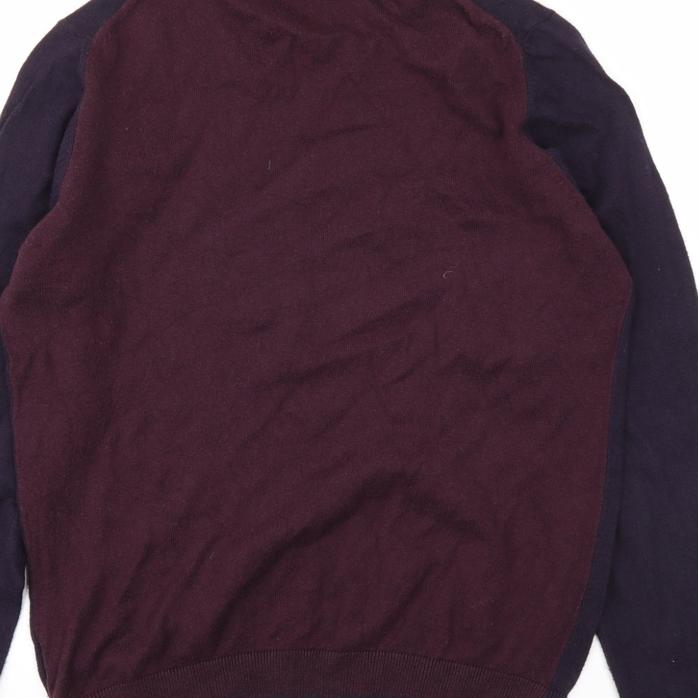 Mens UK Size M M&S Red Pullover Sweatshirt