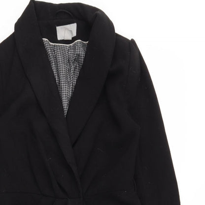 Womens UK Size 8 H&M Black Jacket
