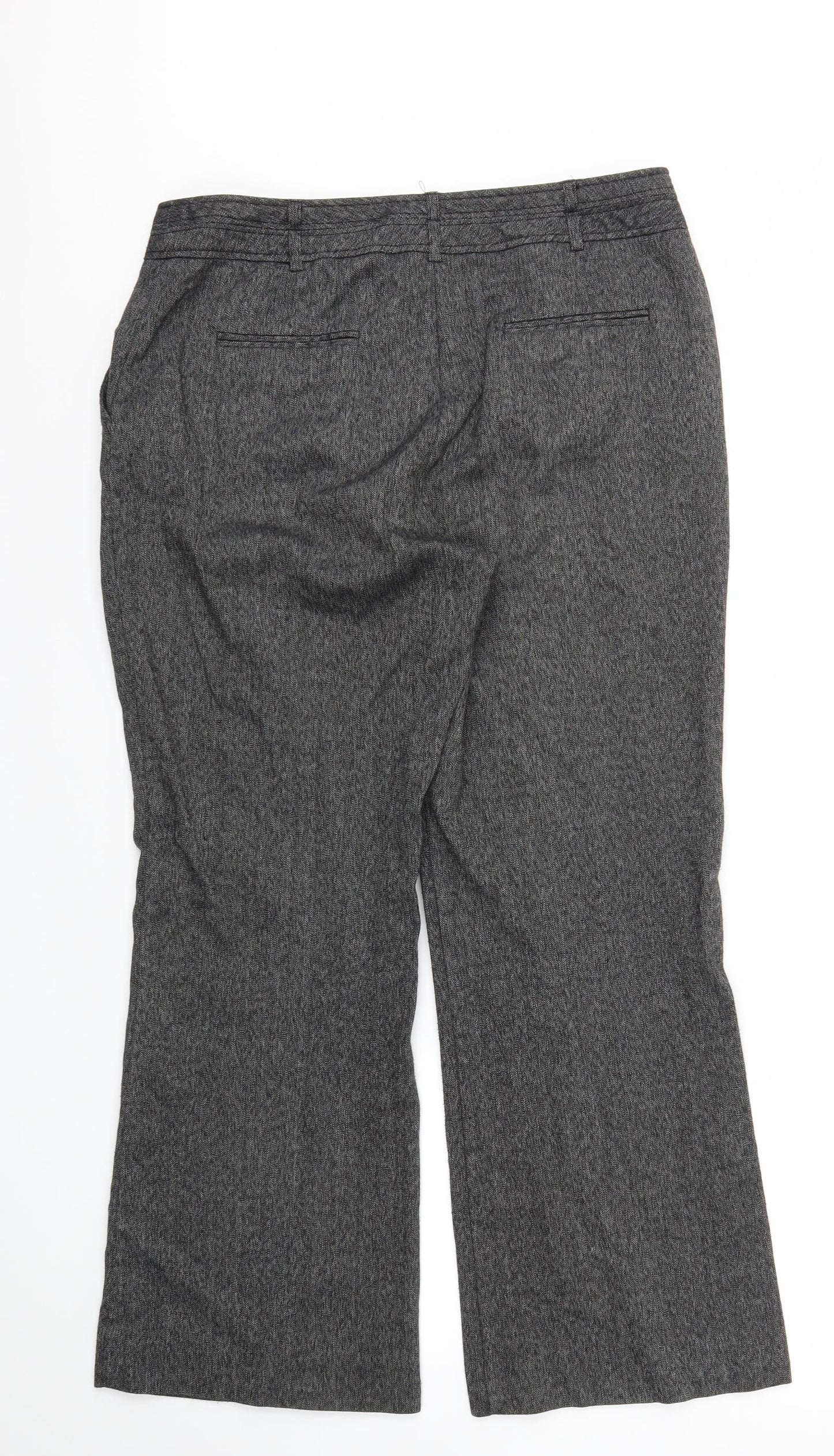 Womens UK Size 14 Soon Relaxed Fit  Grey Trousers