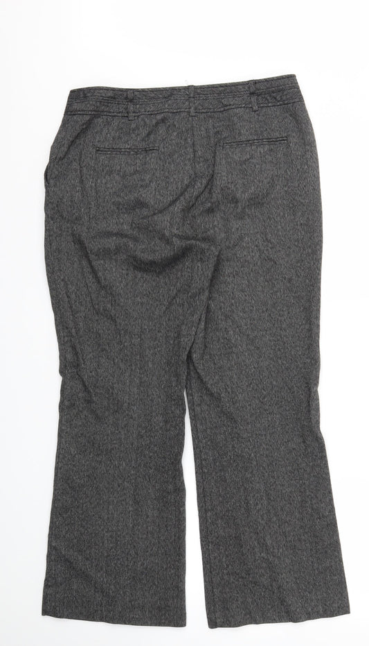Soon Womens Grey   Trousers  Size 14 L28 in