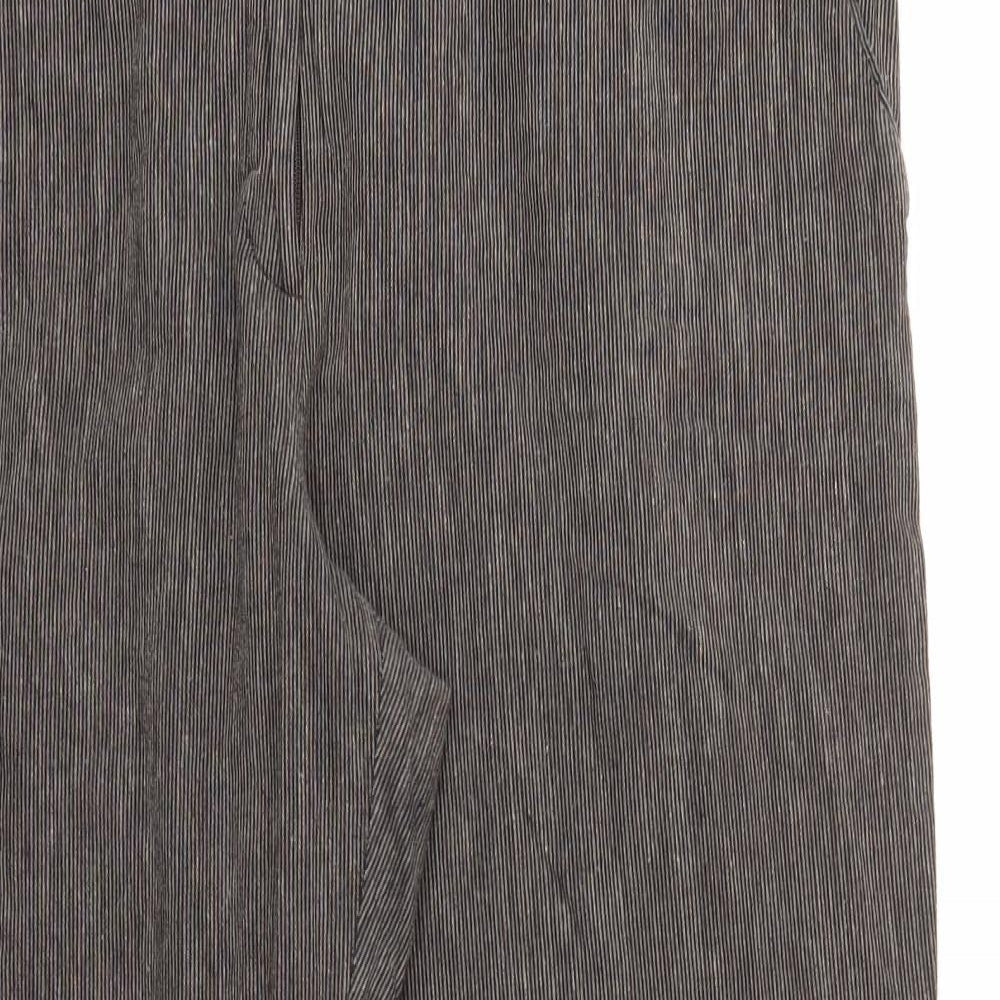 18 Womens Brown   Trousers  Size M L27 in