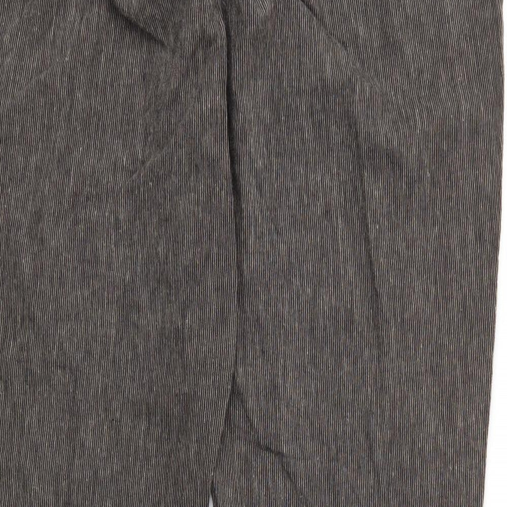 18 Womens Brown   Trousers  Size M L27 in