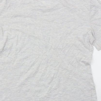 Womens UK Size 6 Day dreams Grey Basic T-Shirt