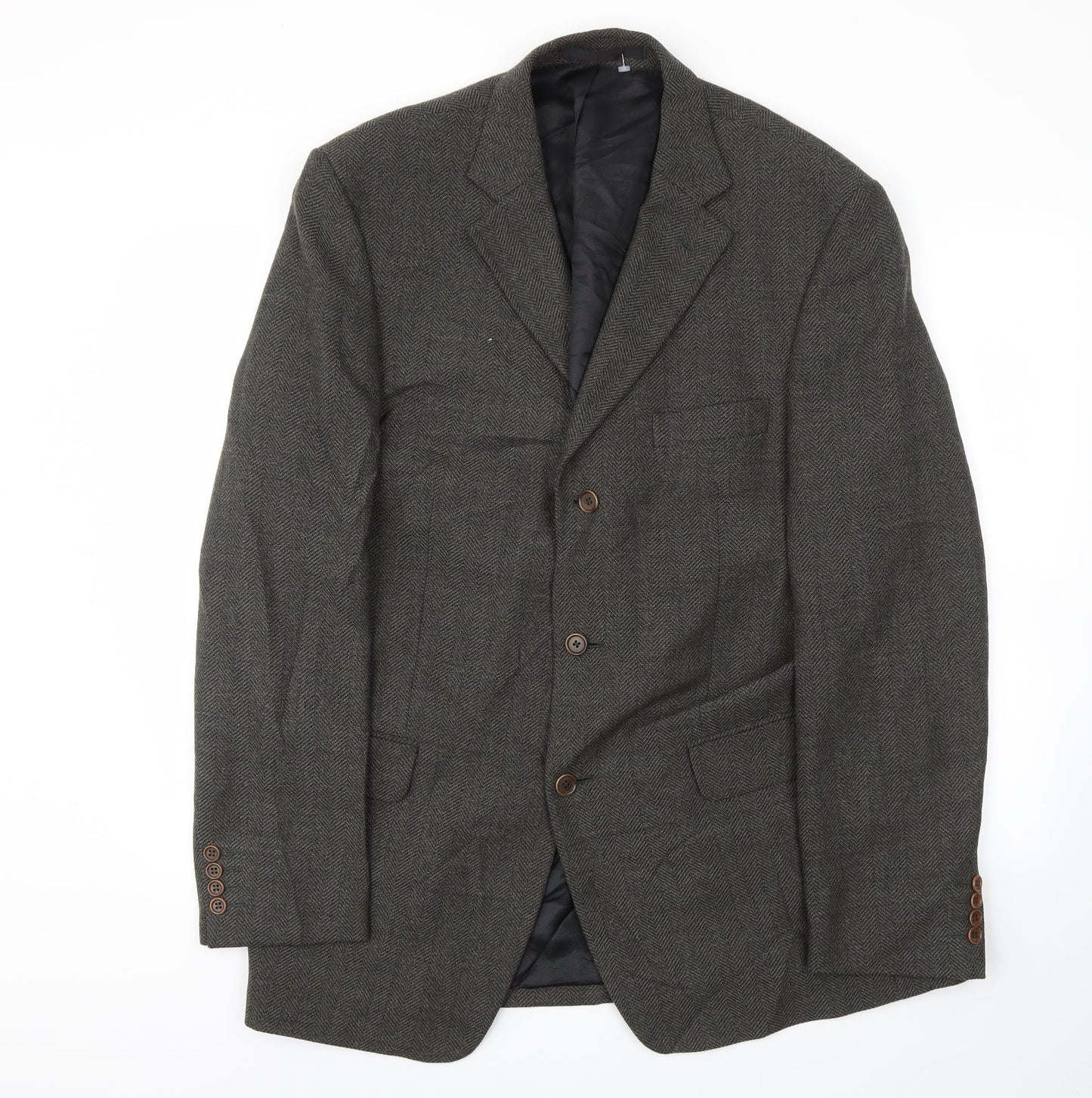 Mens UK Size 44 M&S Regular Brown Suit Jacket