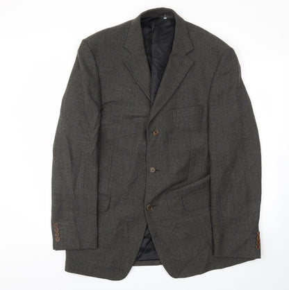 Mens UK Size 44 M&S Regular Brown Suit Jacket