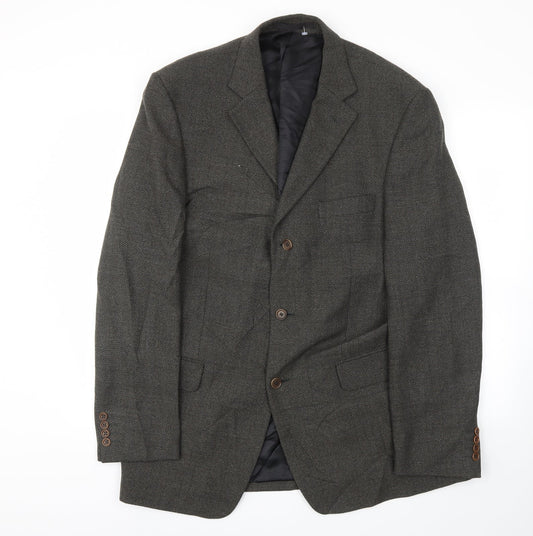 Mens UK Size 44 M&S Regular Brown Suit Jacket