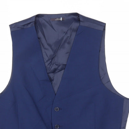 Mens UK Size M M&S Regular Blue Suit Jacket