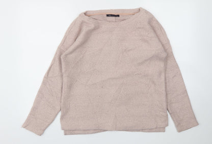 M&S Womens Pink   Pullover Jumper Size 12