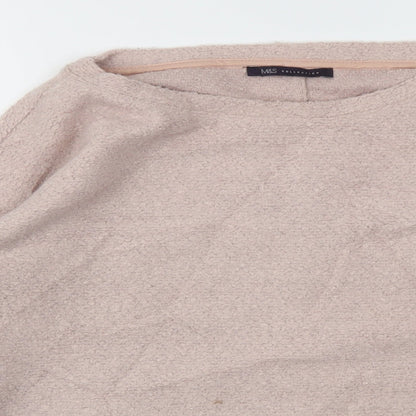 M&S Womens Pink   Pullover Jumper Size 12