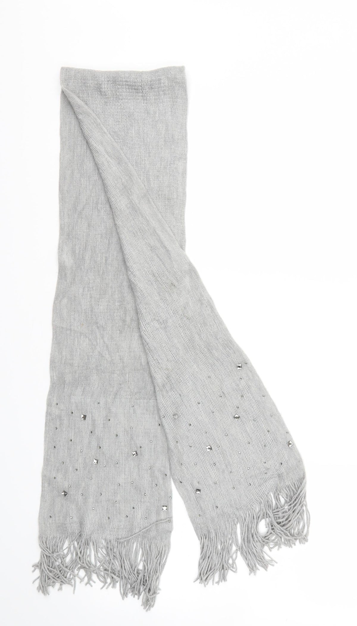 Preworn Womens Grey    Scarf