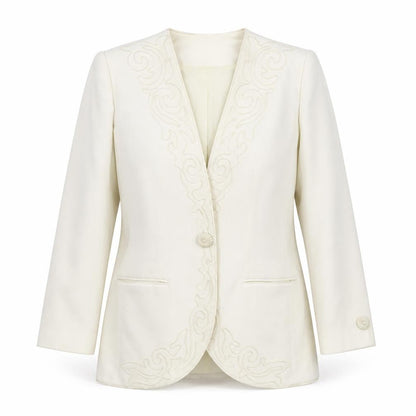 Womens UK Size 8 Kasper Regular Beige Blazer