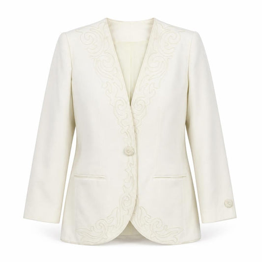 Womens UK Size 8 Kasper Regular Beige Blazer