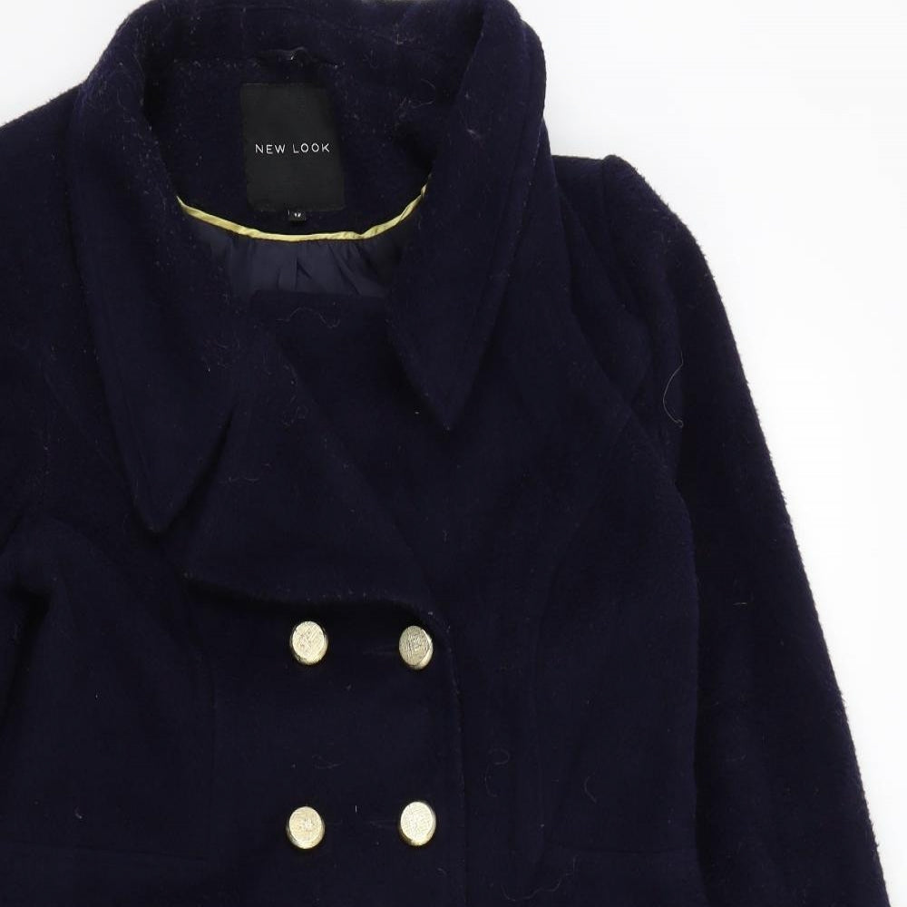 Womens UK Size 12 New Look Blue Jacket