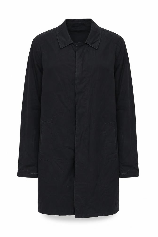 Womens UK Size XS New Look Black Overcoat