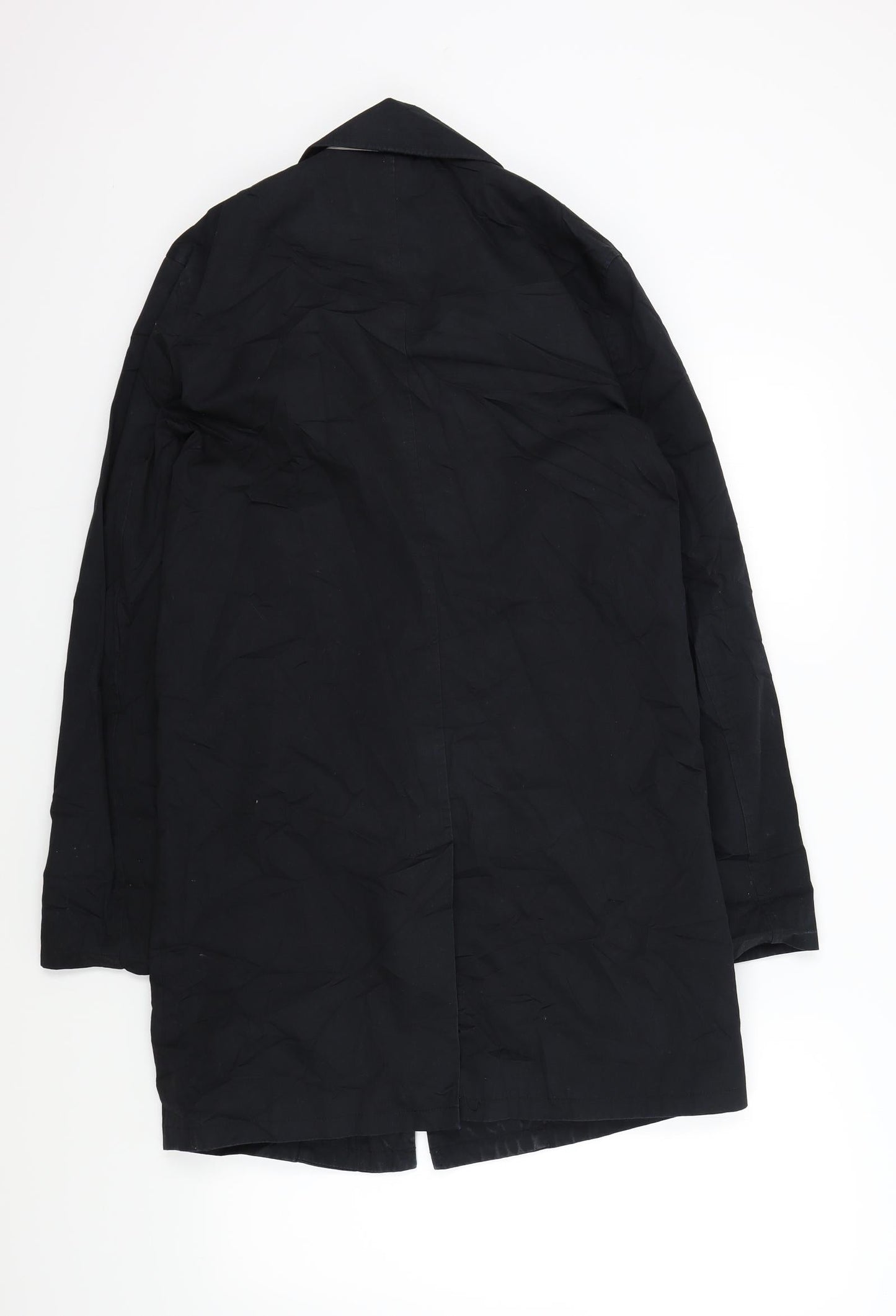 Womens UK Size XS New Look Black Overcoat