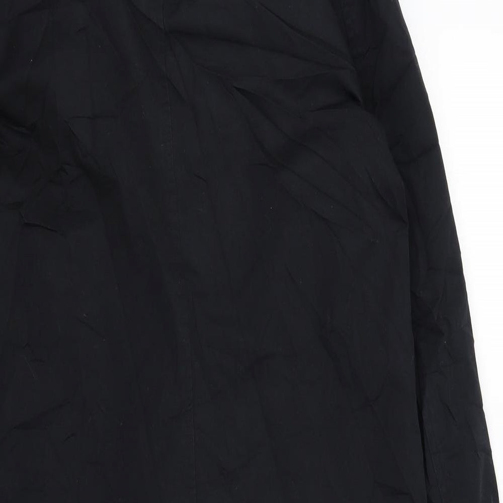 Womens UK Size XS New Look Black Overcoat