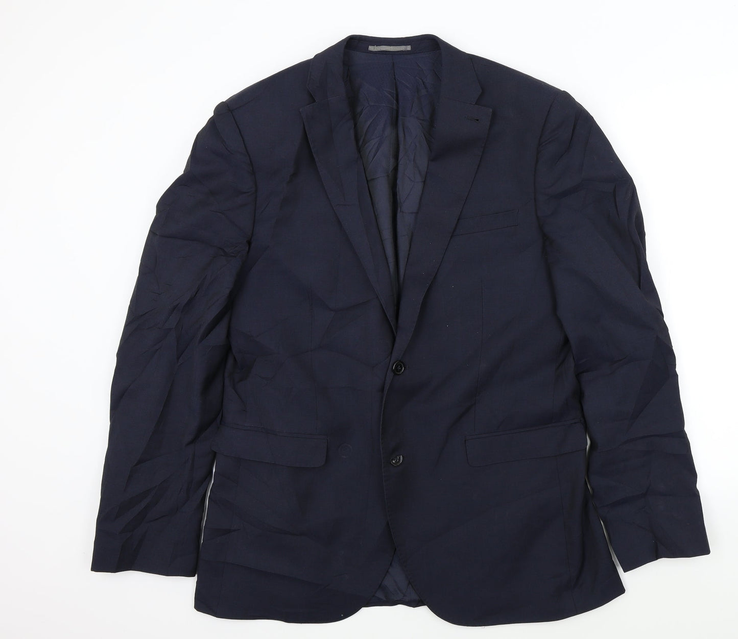 Mens UK Size L NEXT Regular Blue Suit Jacket