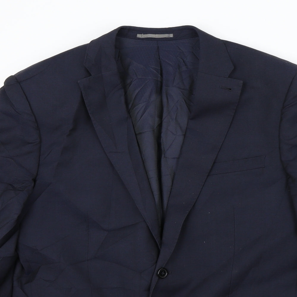 Mens UK Size L NEXT Regular Blue Suit Jacket