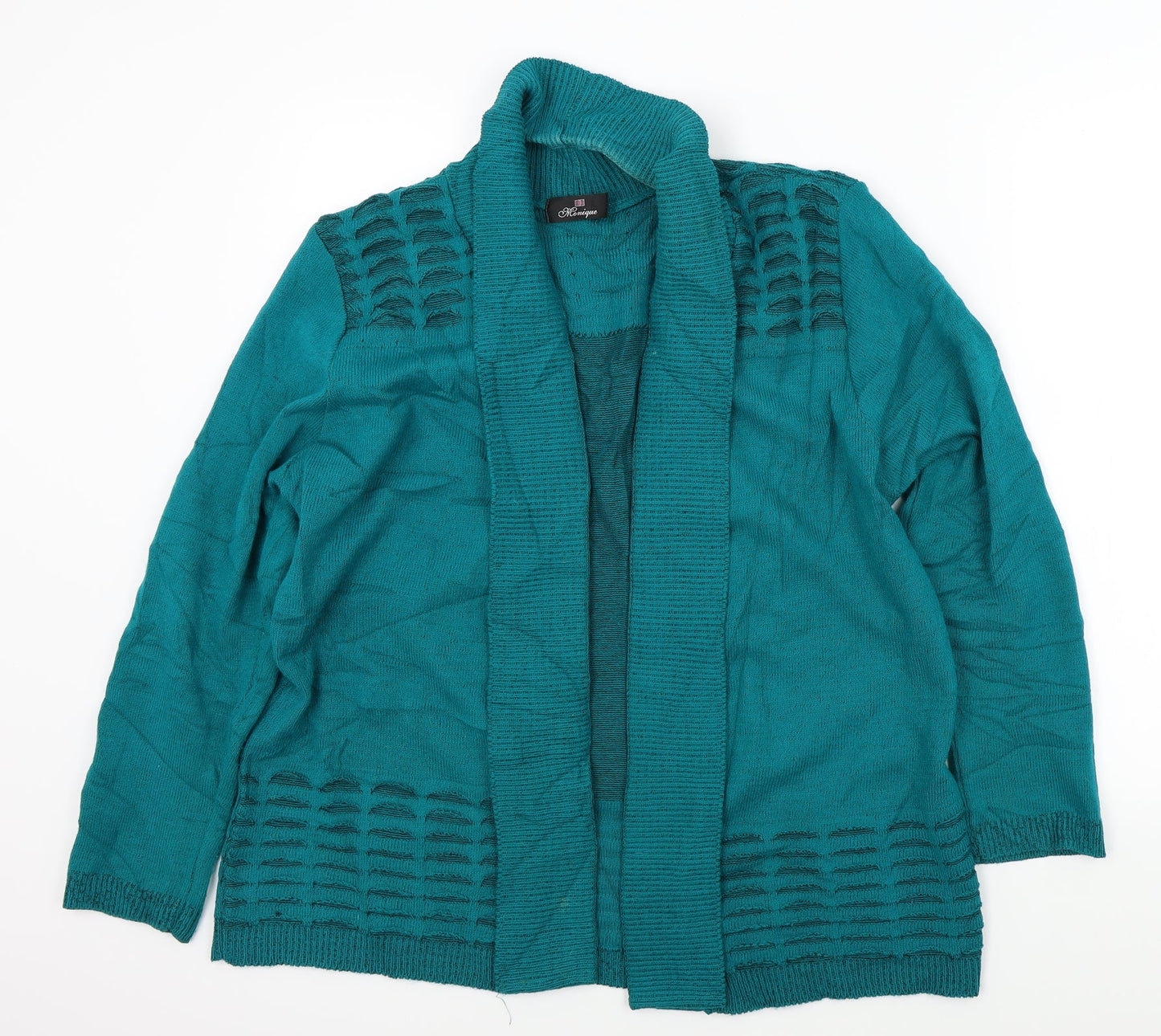 MONIQUE Womens Green   Cardigan Jumper Size M