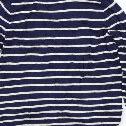 InTown Womens Blue Striped  Cardigan Jumper Size S