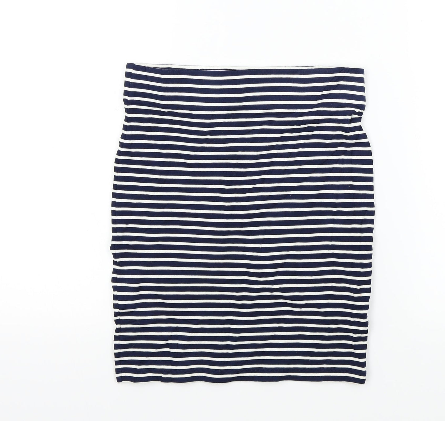Jack Wills Womens Blue Striped  A-Line Skirt Size 6
