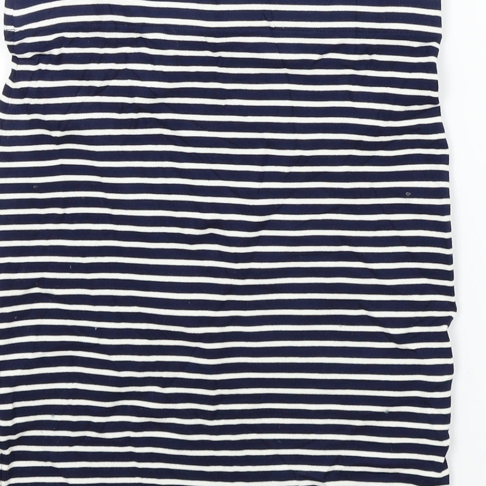 Jack Wills Womens Blue Striped  A-Line Skirt Size 6