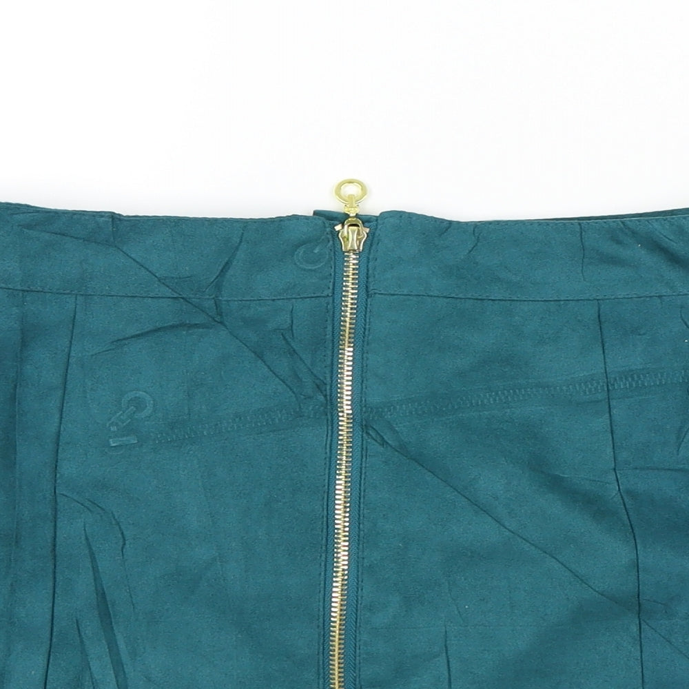 LOTTIE Womens Green   A-Line Skirt Size 10