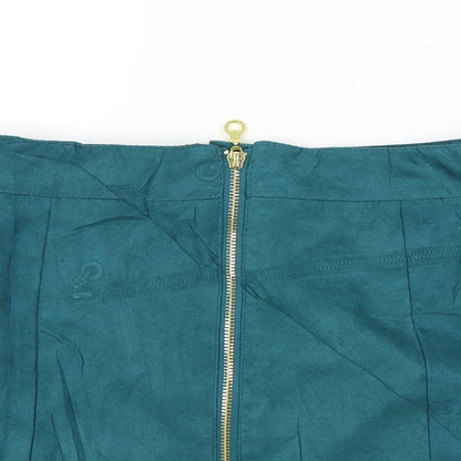 LOTTIE Womens Green   A-Line Skirt Size 10