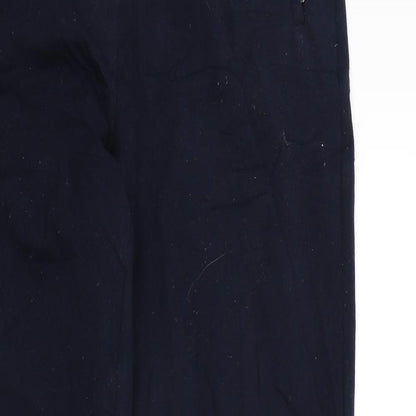 Womens UK Size 12 M&S Regular Fit  Blue Trousers