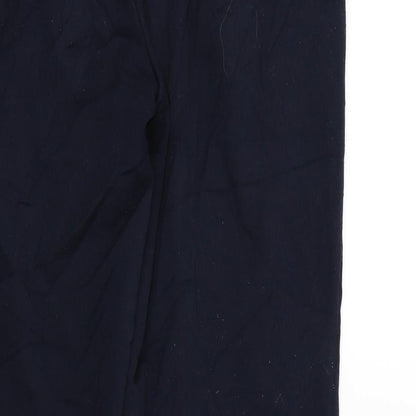 Womens UK Size 12 M&S Regular Fit  Blue Trousers
