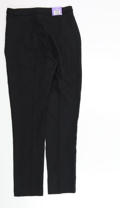 Avenue Womens Black   Trousers  Size 8 L27 in