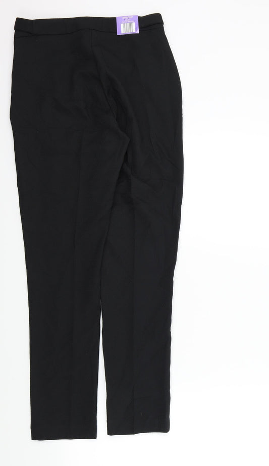 Avenue Womens Black   Trousers  Size 8 L27 in