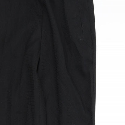 Avenue Womens Black   Trousers  Size 8 L27 in