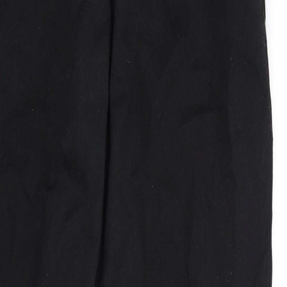 Womens UK Size 32 in Preworn Regular Fit  Black Trousers