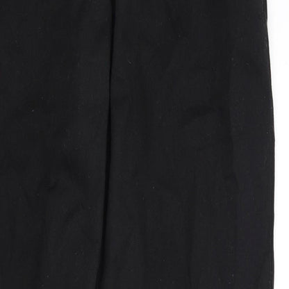 Womens UK Size 32 in Preworn Regular Fit  Black Trousers