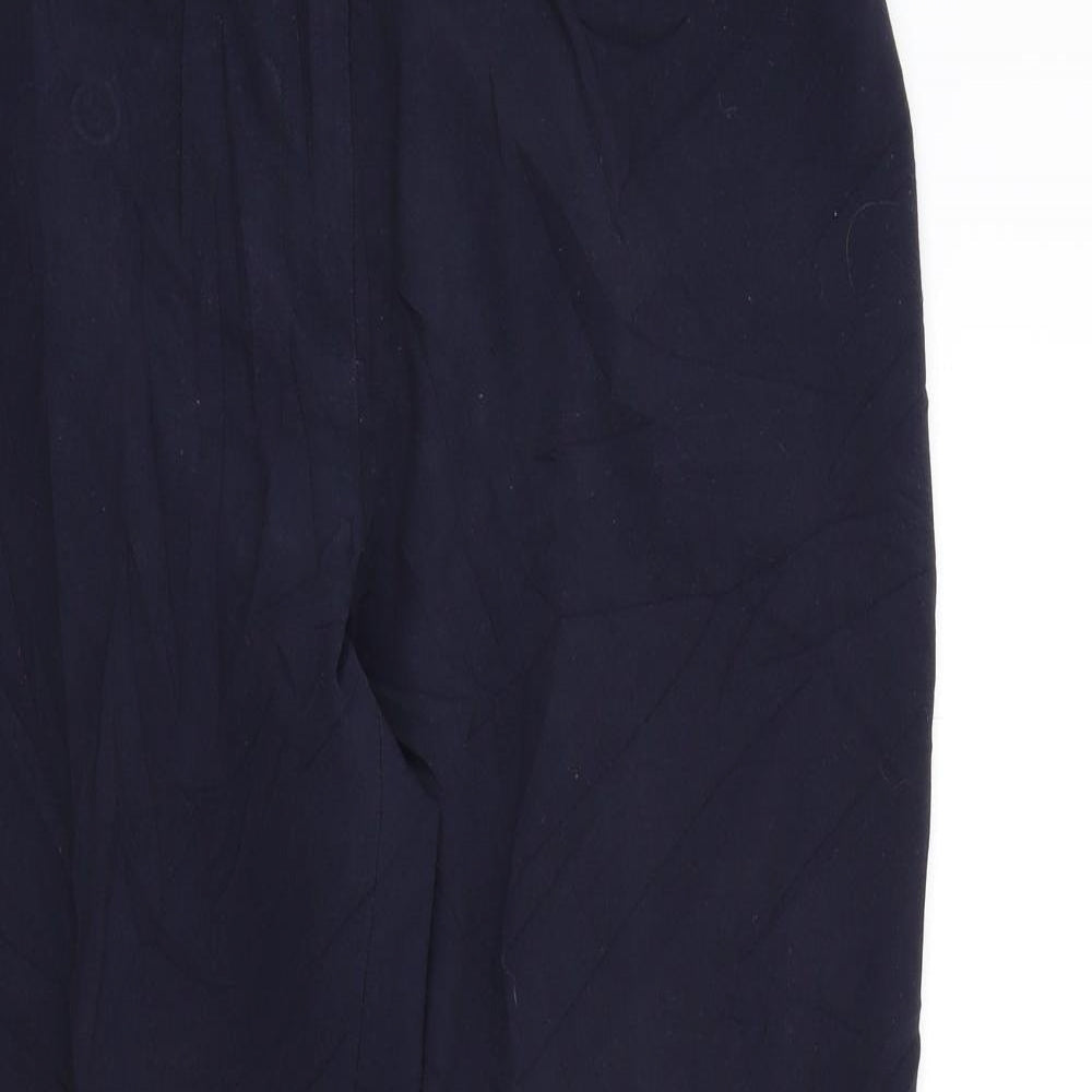 Womens UK Size 16 M&S Regular Fit  Blue Trousers