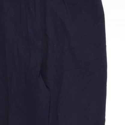 Womens UK Size 16 M&S Regular Fit  Blue Trousers