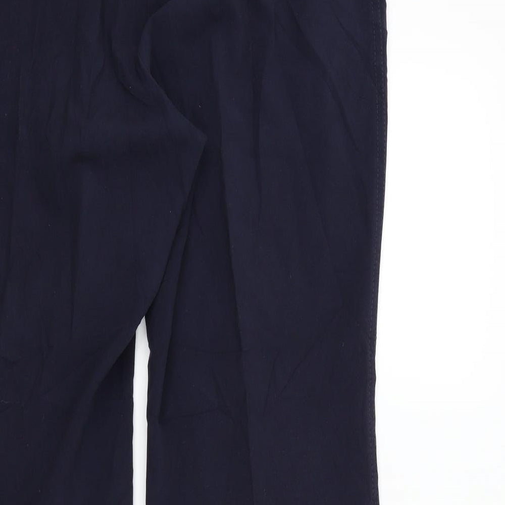Womens UK Size 16 M&S Regular Fit  Blue Trousers