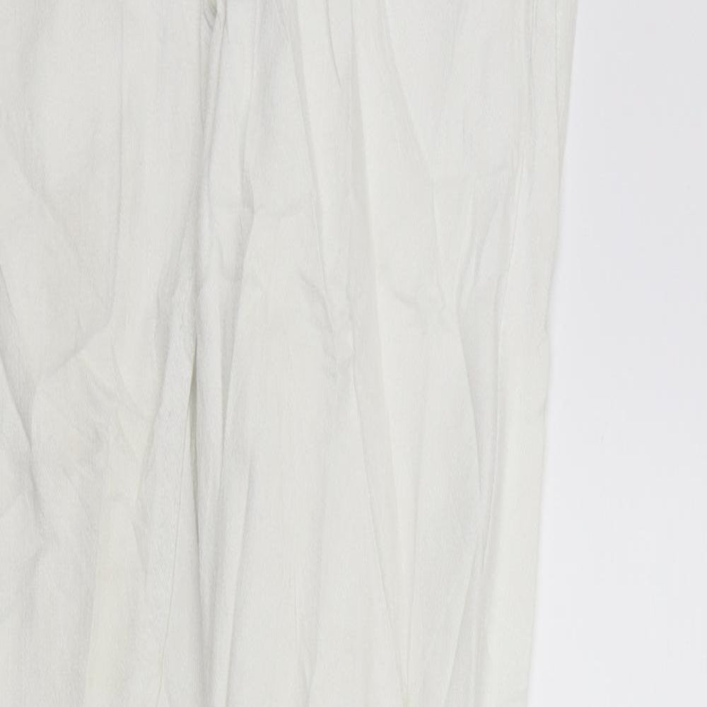 DENIN&CO Womens White   Skinny Jeans Size 10 L31 in